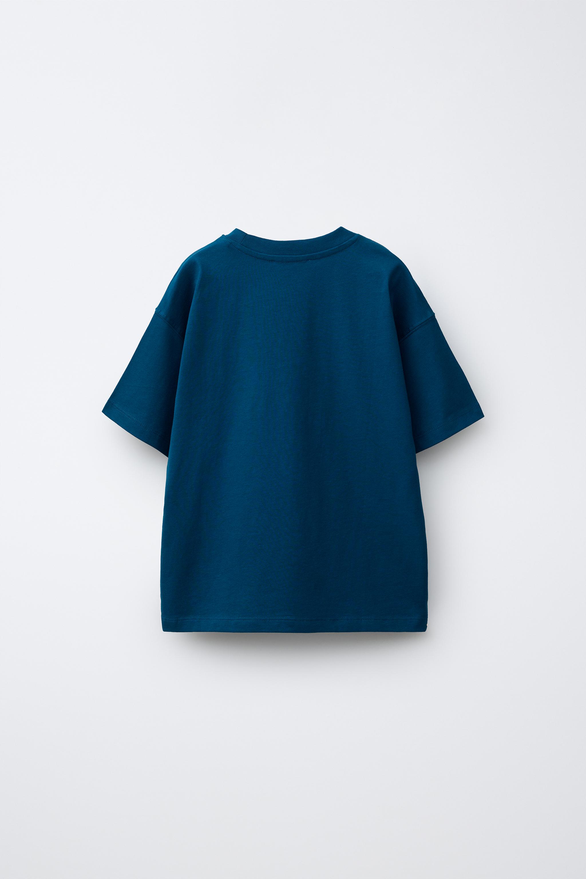 THREE-PACK OF STRIPED AND PLAIN T-SHIRTS